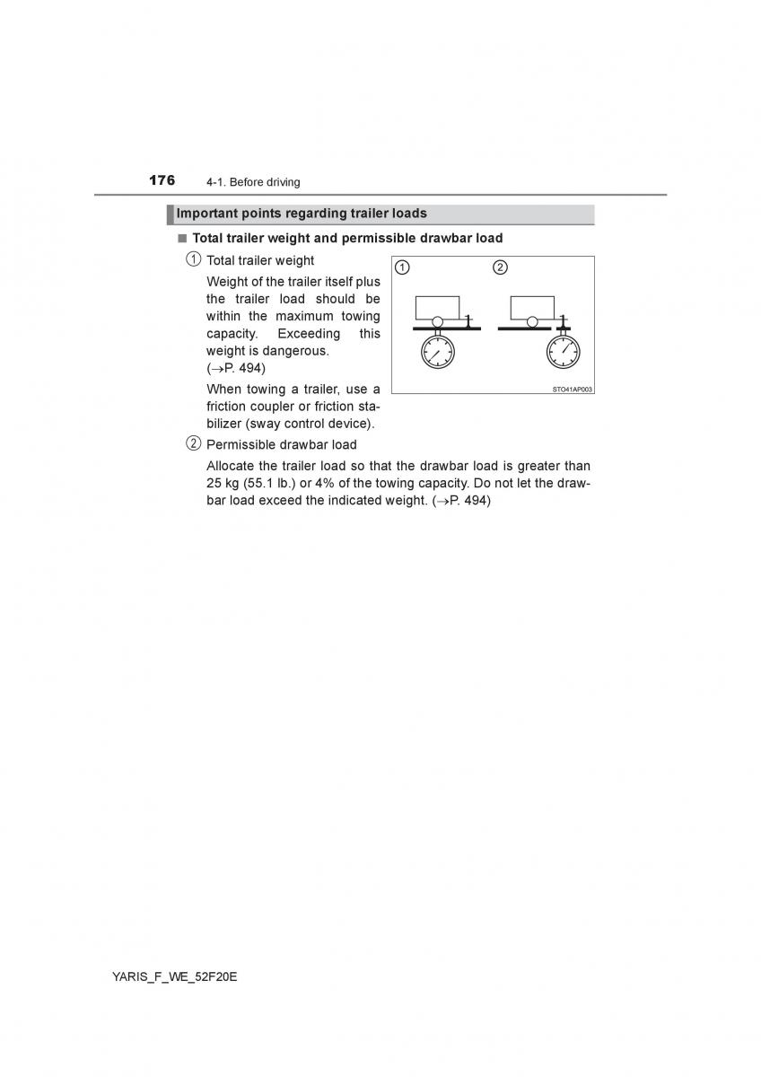 Toyota Yaris III 3 owners manual / page 176