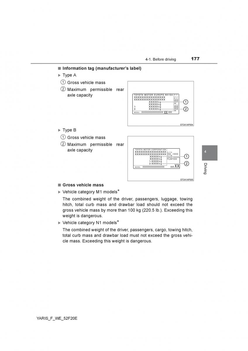 Toyota Yaris III 3 owners manual / page 177