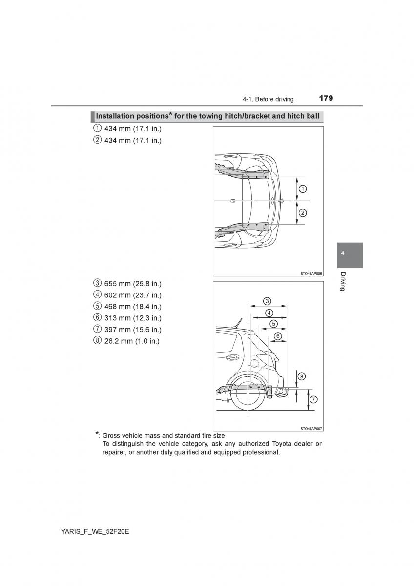 Toyota Yaris III 3 owners manual / page 179