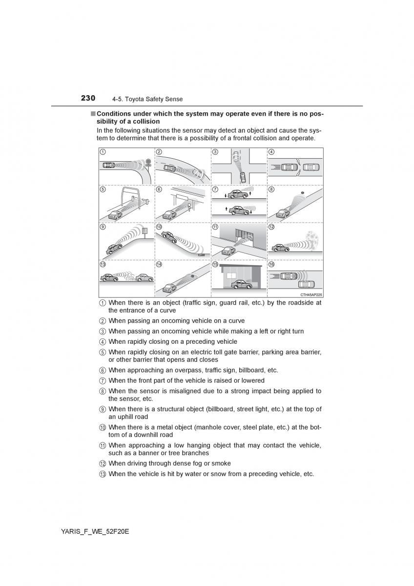 Toyota Yaris III 3 owners manual / page 230