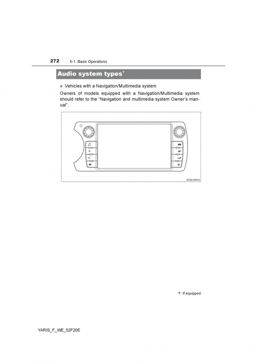 Toyota Yaris III 3 owners manual / page 272