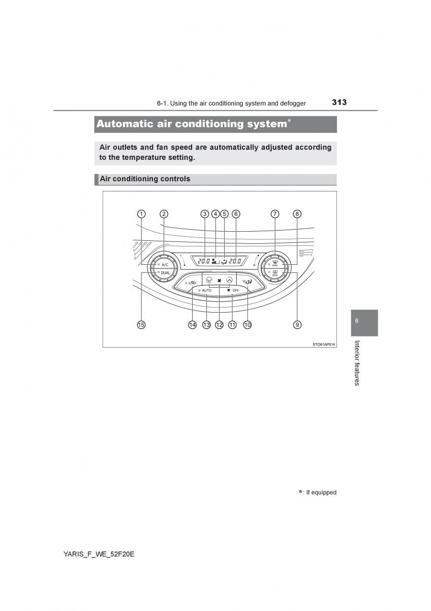 Toyota Yaris III 3 owners manual / page 313