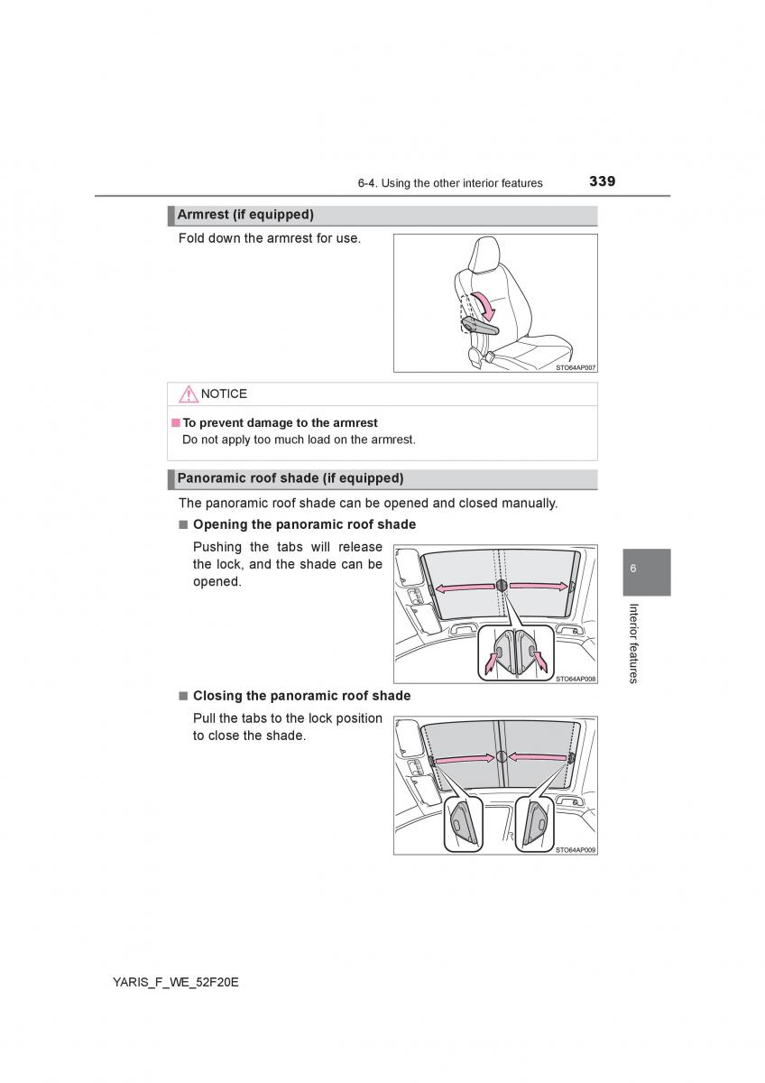 Toyota Yaris III 3 owners manual / page 339