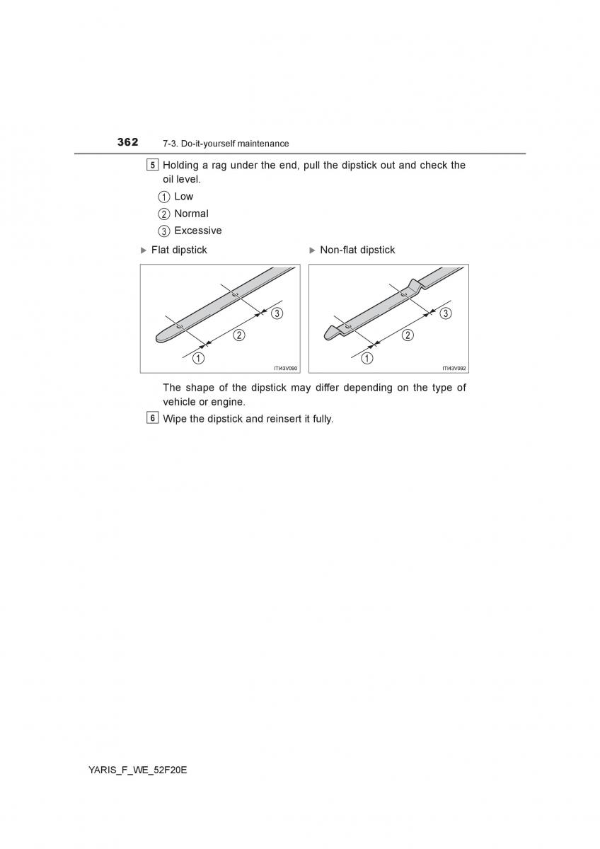 Toyota Yaris III 3 owners manual / page 362