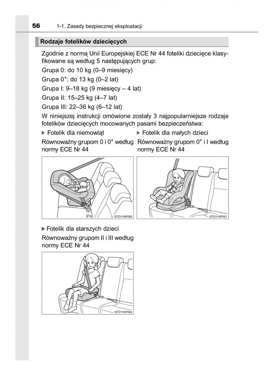 Toyota Yaris III 3 owners manual instrukcja obslugi / page 56