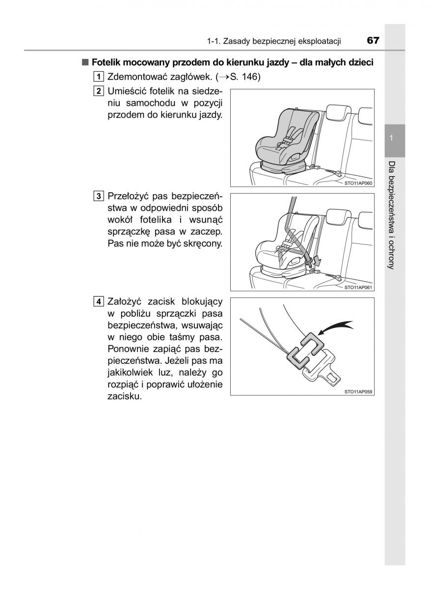 Toyota Yaris III 3 owners manual instrukcja obslugi / page 67