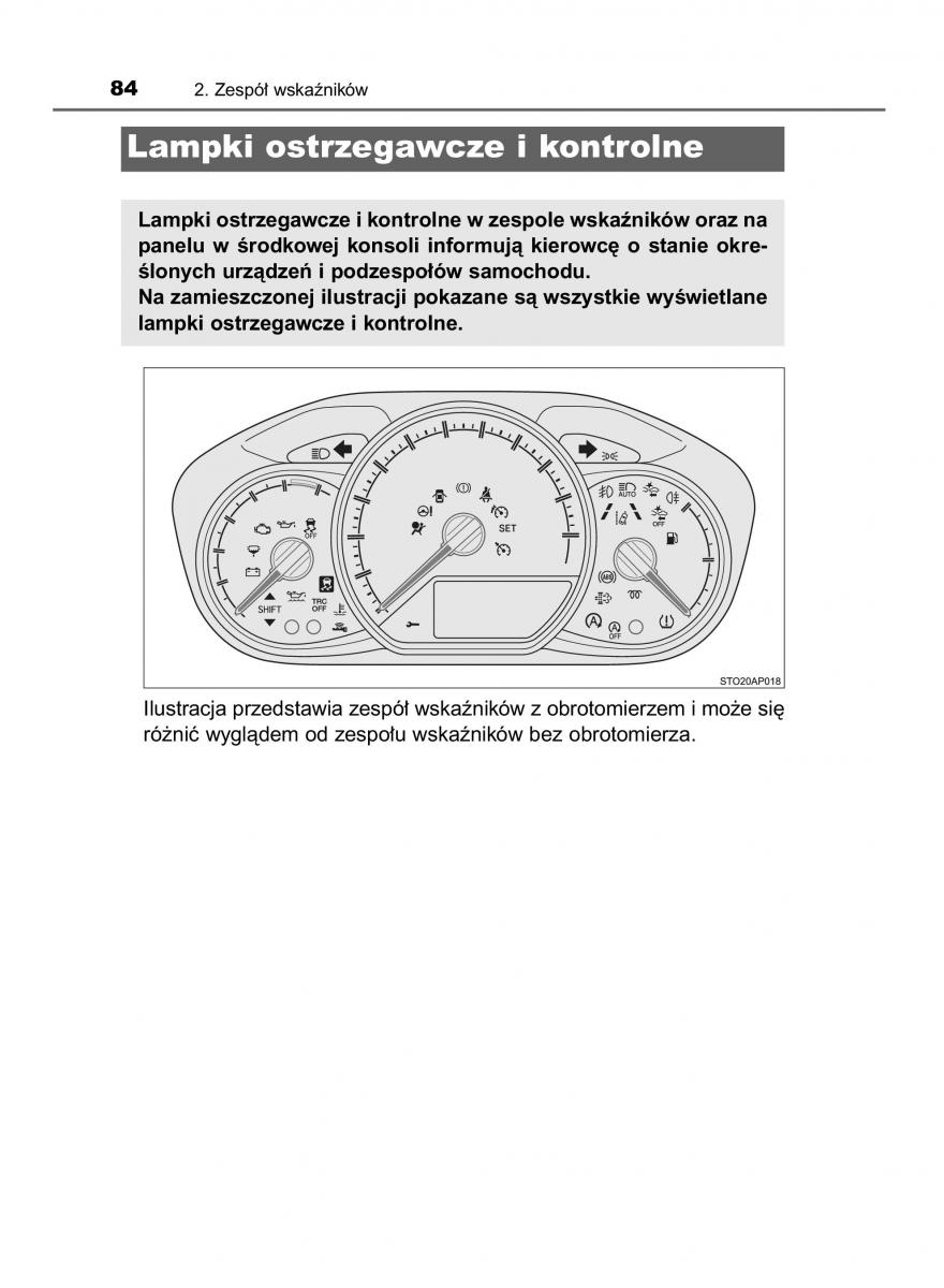 Toyota Yaris III 3 owners manual instrukcja obslugi / page 84