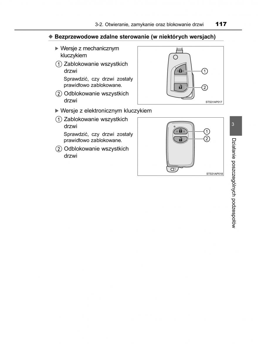 Toyota Yaris III 3 owners manual instrukcja obslugi / page 117