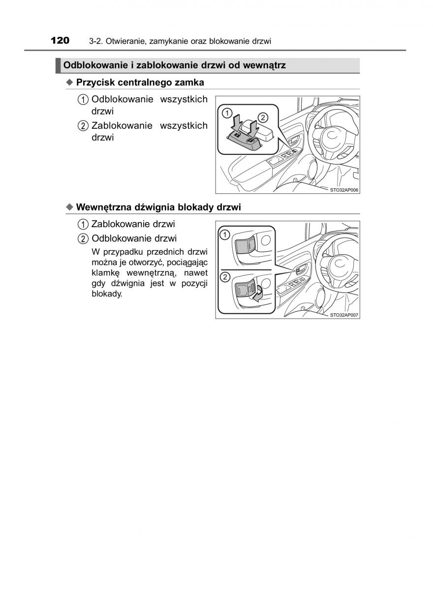 Toyota Yaris III 3 owners manual instrukcja obslugi / page 120