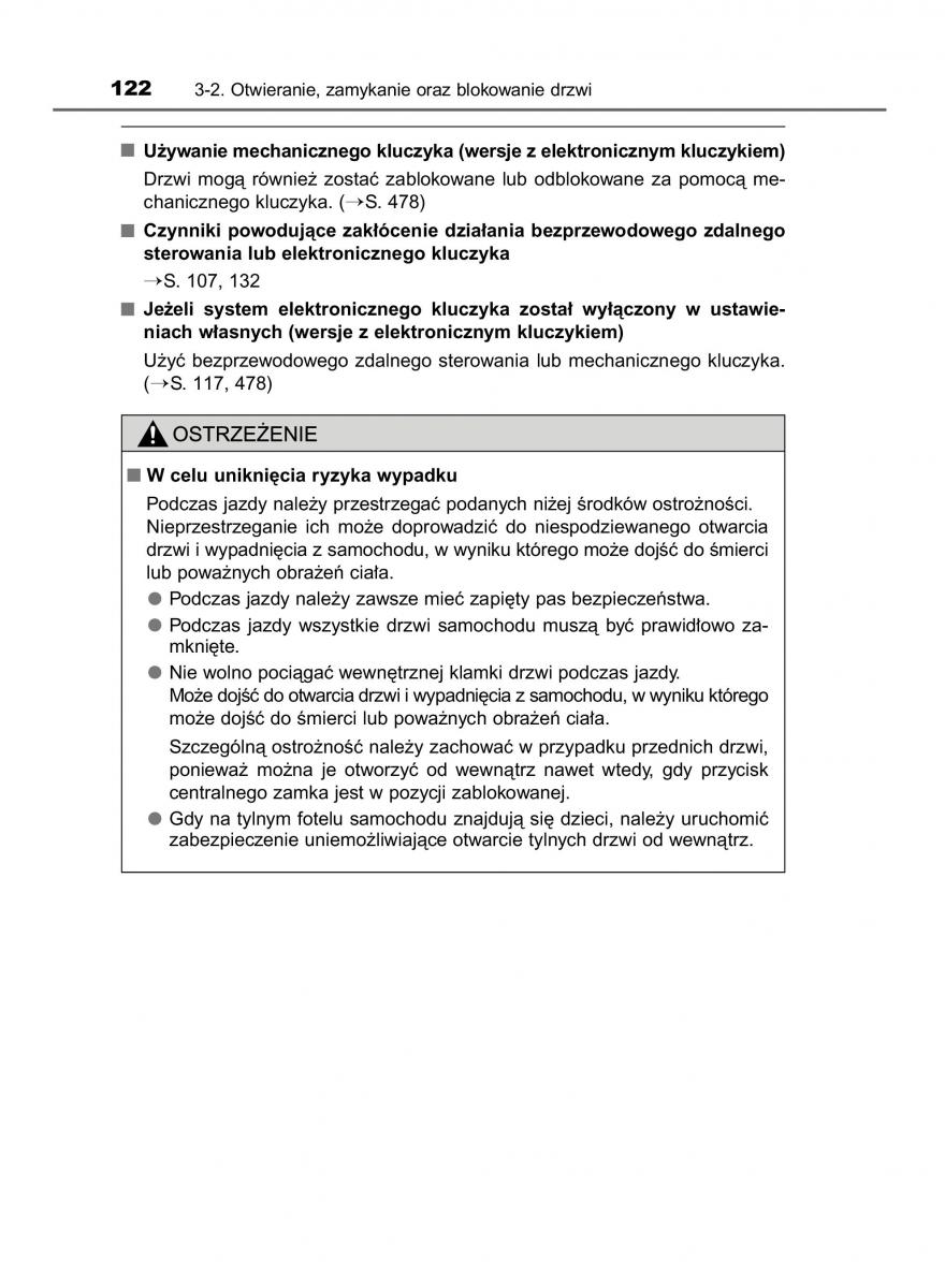 Toyota Yaris III 3 owners manual instrukcja obslugi / page 122