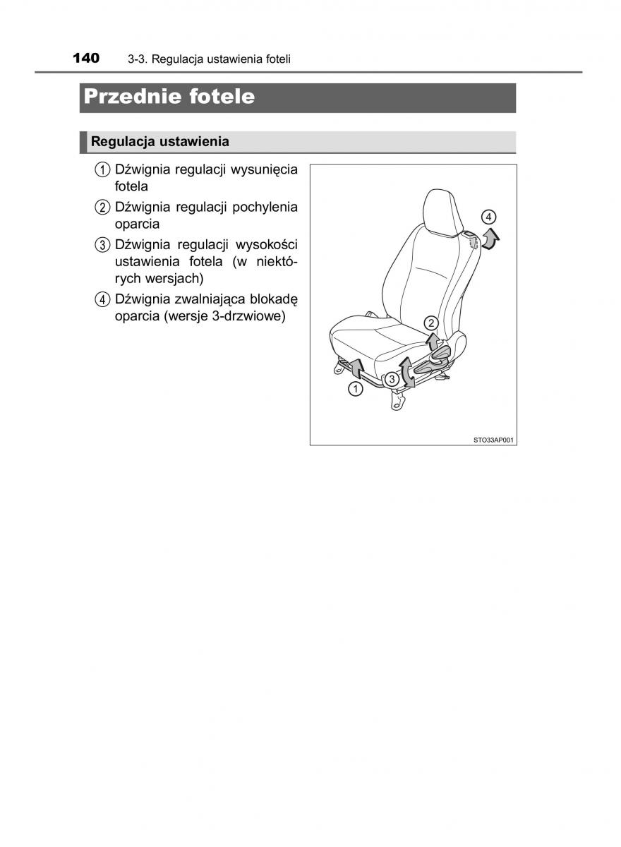 Toyota Yaris III 3 owners manual instrukcja obslugi / page 140