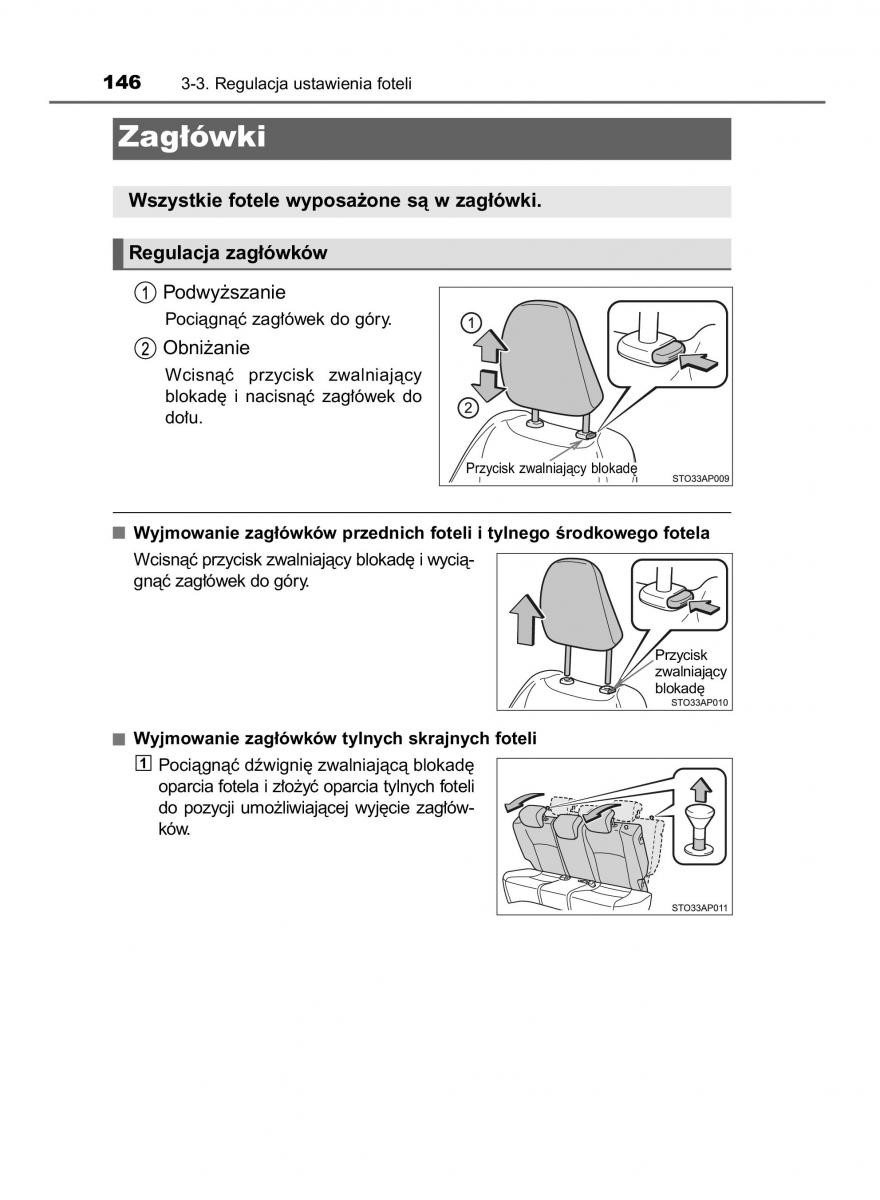 Toyota Yaris III 3 owners manual instrukcja obslugi / page 146