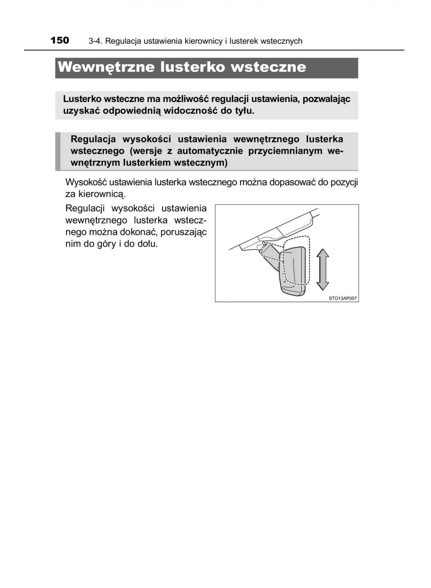 Toyota Yaris III 3 owners manual instrukcja obslugi / page 150