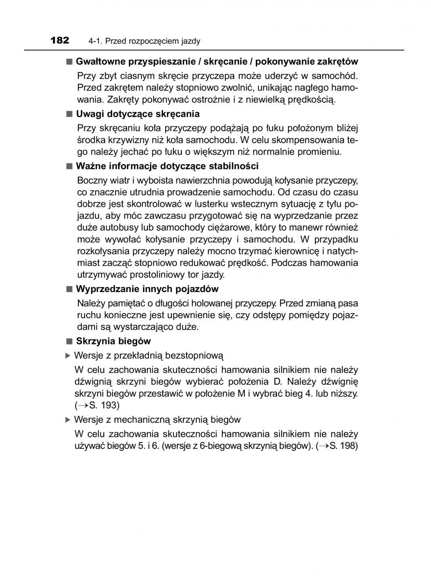 Toyota Yaris III 3 owners manual instrukcja obslugi / page 182