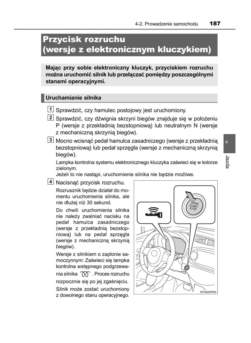 Toyota Yaris III 3 owners manual instrukcja obslugi / page 187