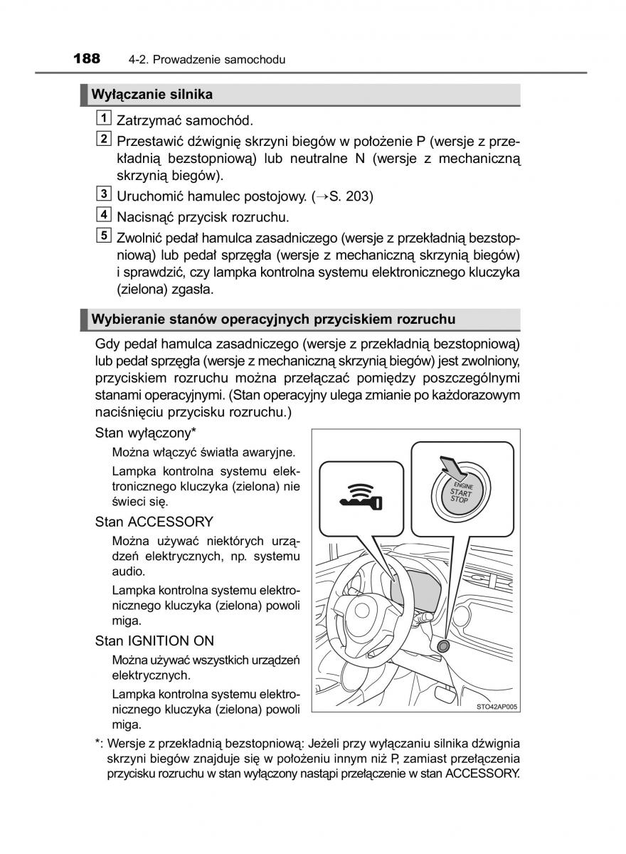 Toyota Yaris III 3 owners manual instrukcja obslugi / page 188