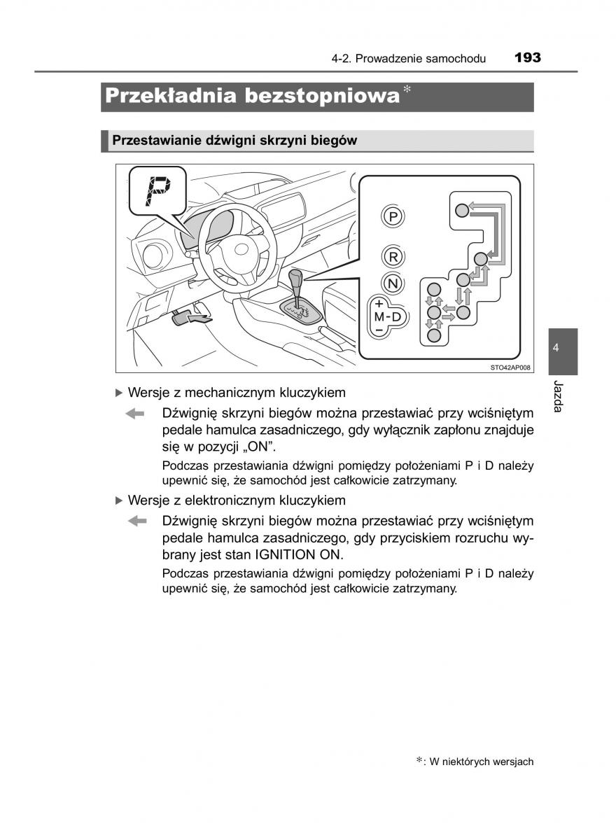 Toyota Yaris III 3 owners manual instrukcja obslugi / page 193