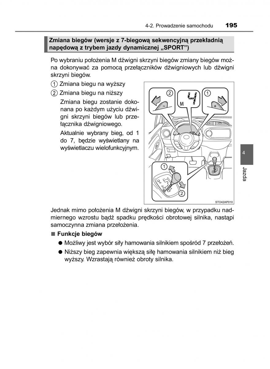 Toyota Yaris III 3 owners manual instrukcja obslugi / page 195