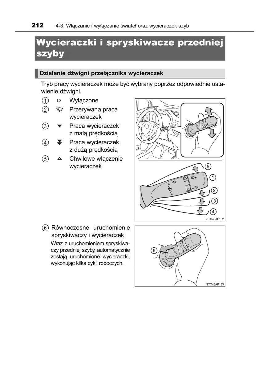 Toyota Yaris III 3 owners manual instrukcja obslugi / page 212