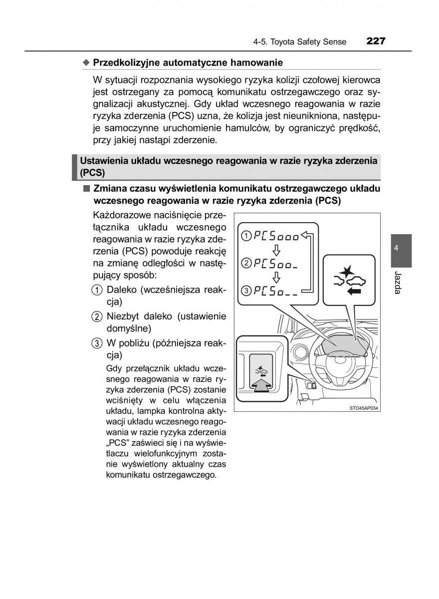 Toyota Yaris III 3 owners manual instrukcja obslugi / page 227