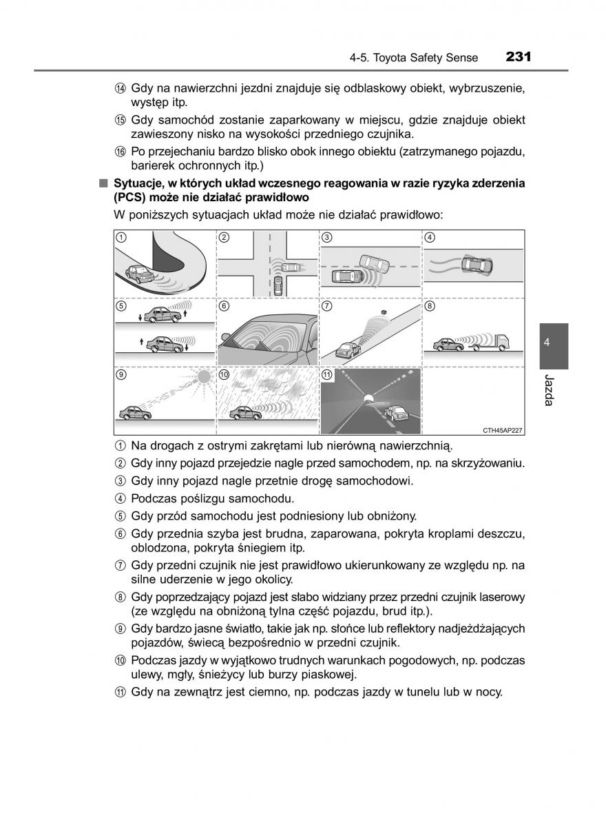 Toyota Yaris III 3 owners manual instrukcja obslugi / page 231