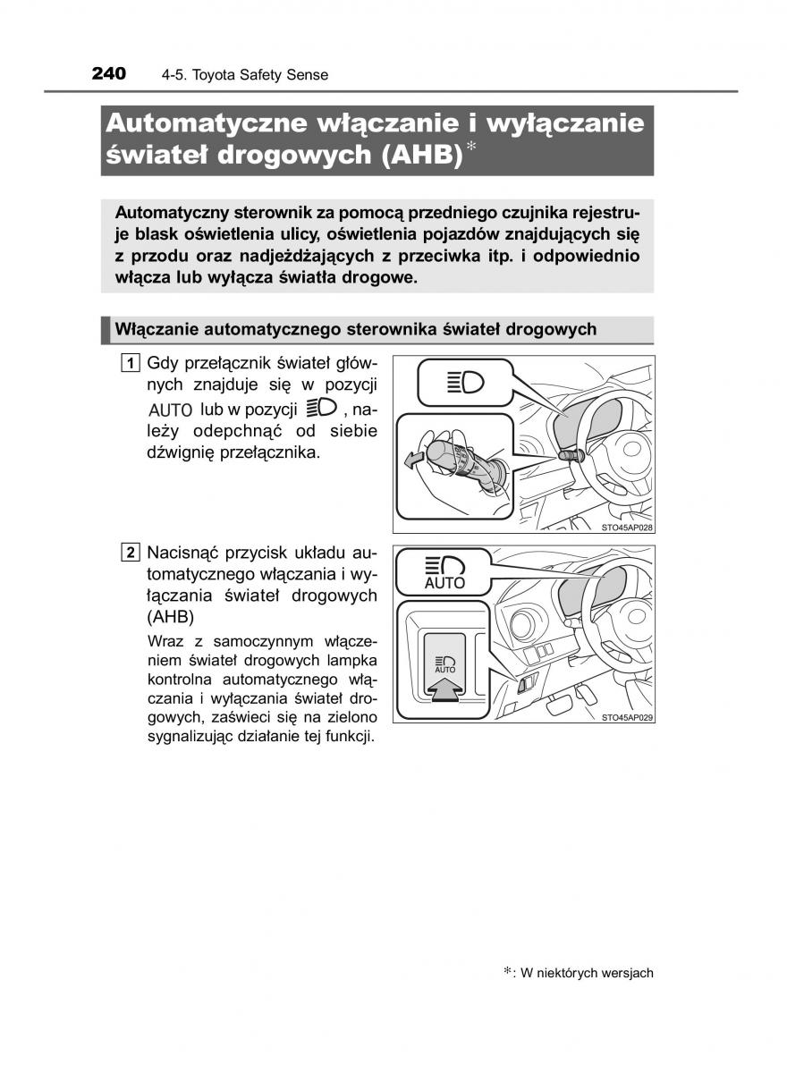 Toyota Yaris III 3 owners manual instrukcja obslugi / page 240