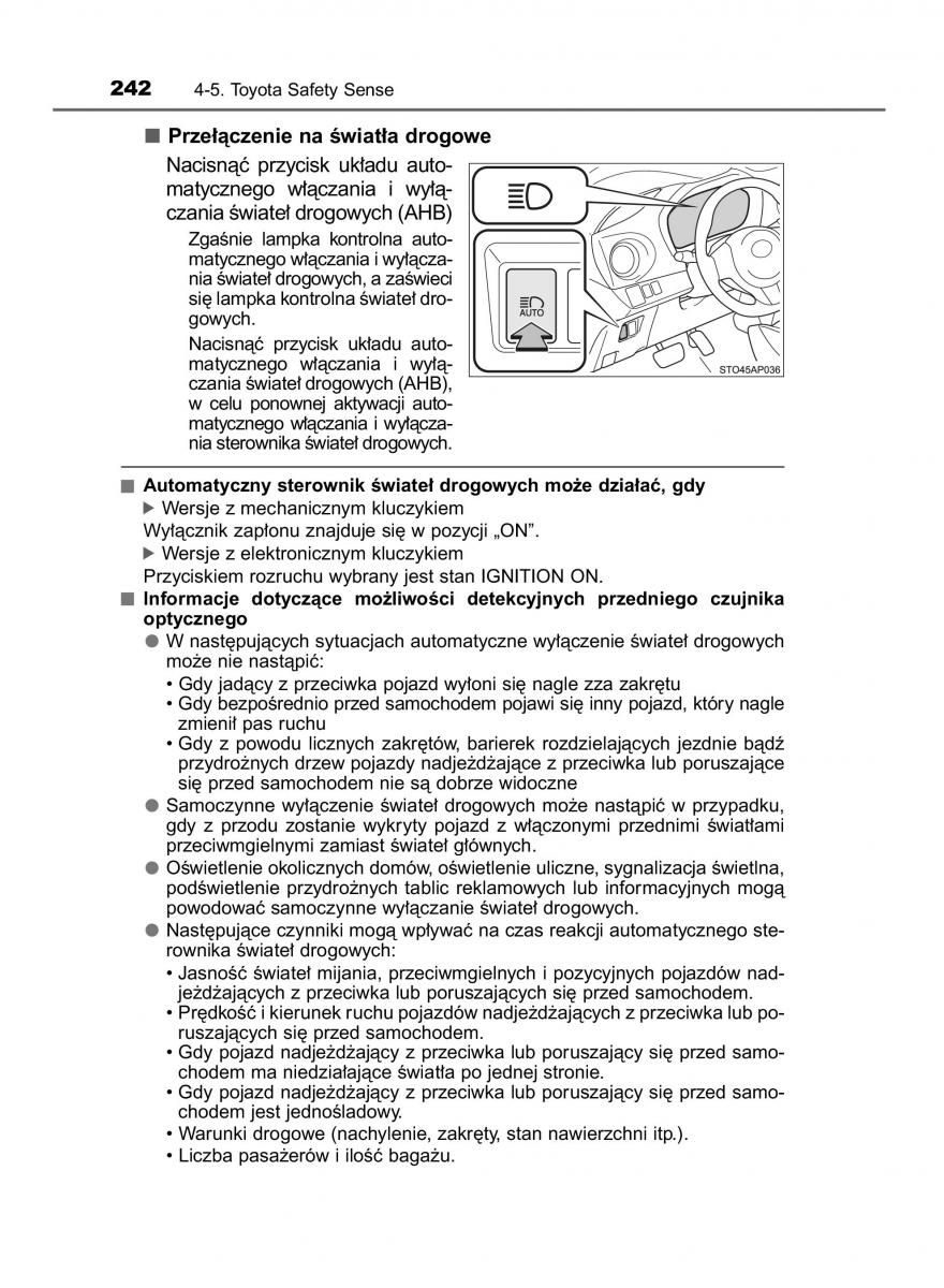 Toyota Yaris III 3 owners manual instrukcja obslugi / page 242