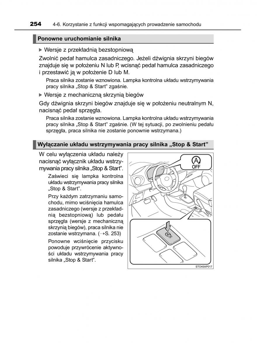 Toyota Yaris III 3 owners manual instrukcja obslugi / page 254