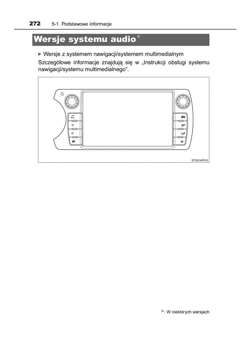 Toyota Yaris III 3 owners manual instrukcja obslugi / page 272