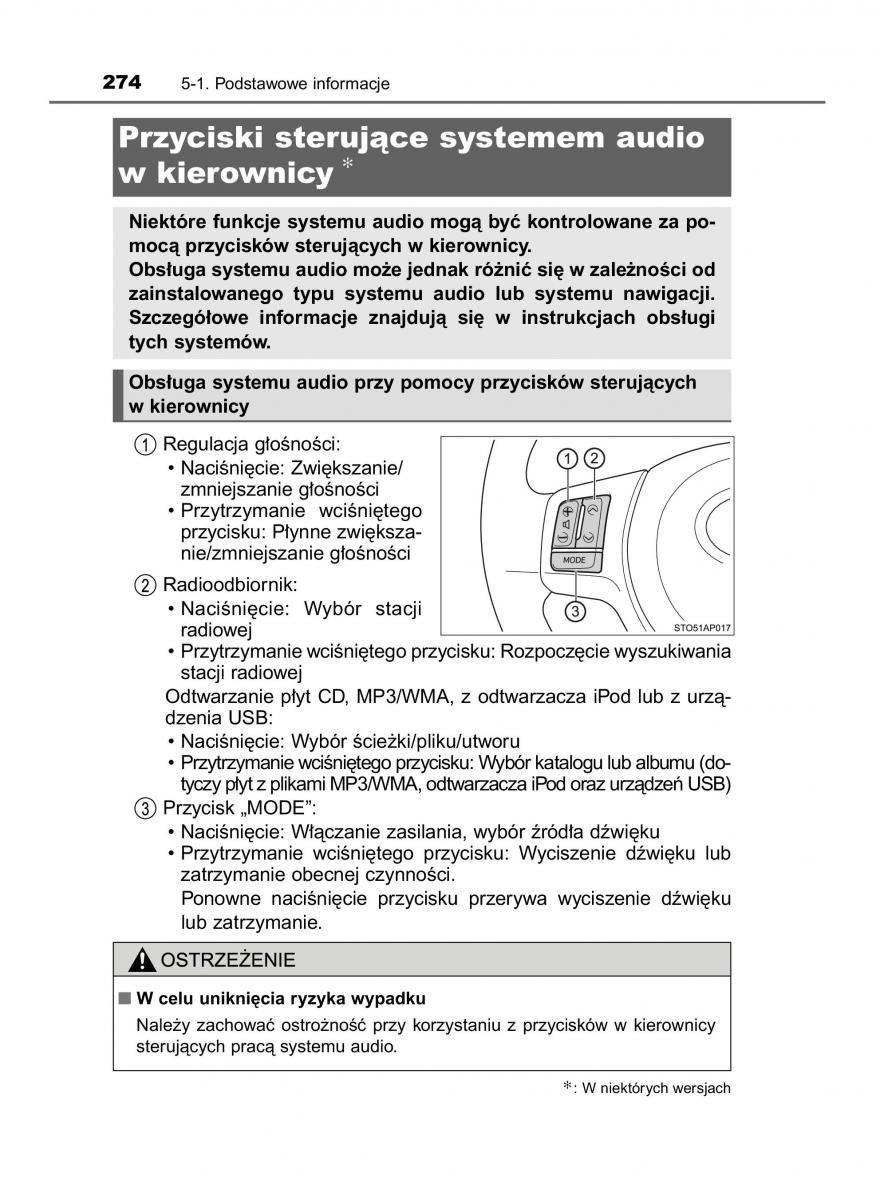 Toyota Yaris III 3 owners manual instrukcja obslugi / page 274