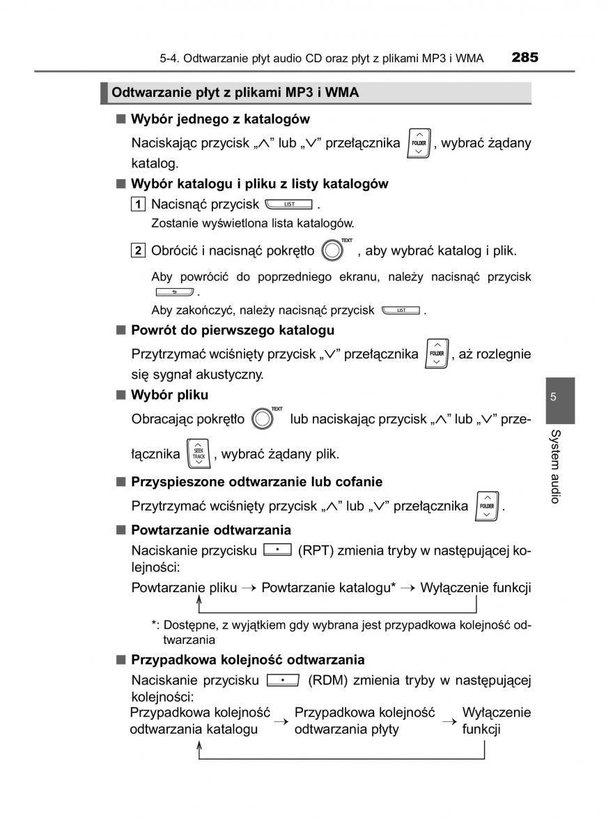 Toyota Yaris III 3 owners manual instrukcja obslugi / page 285