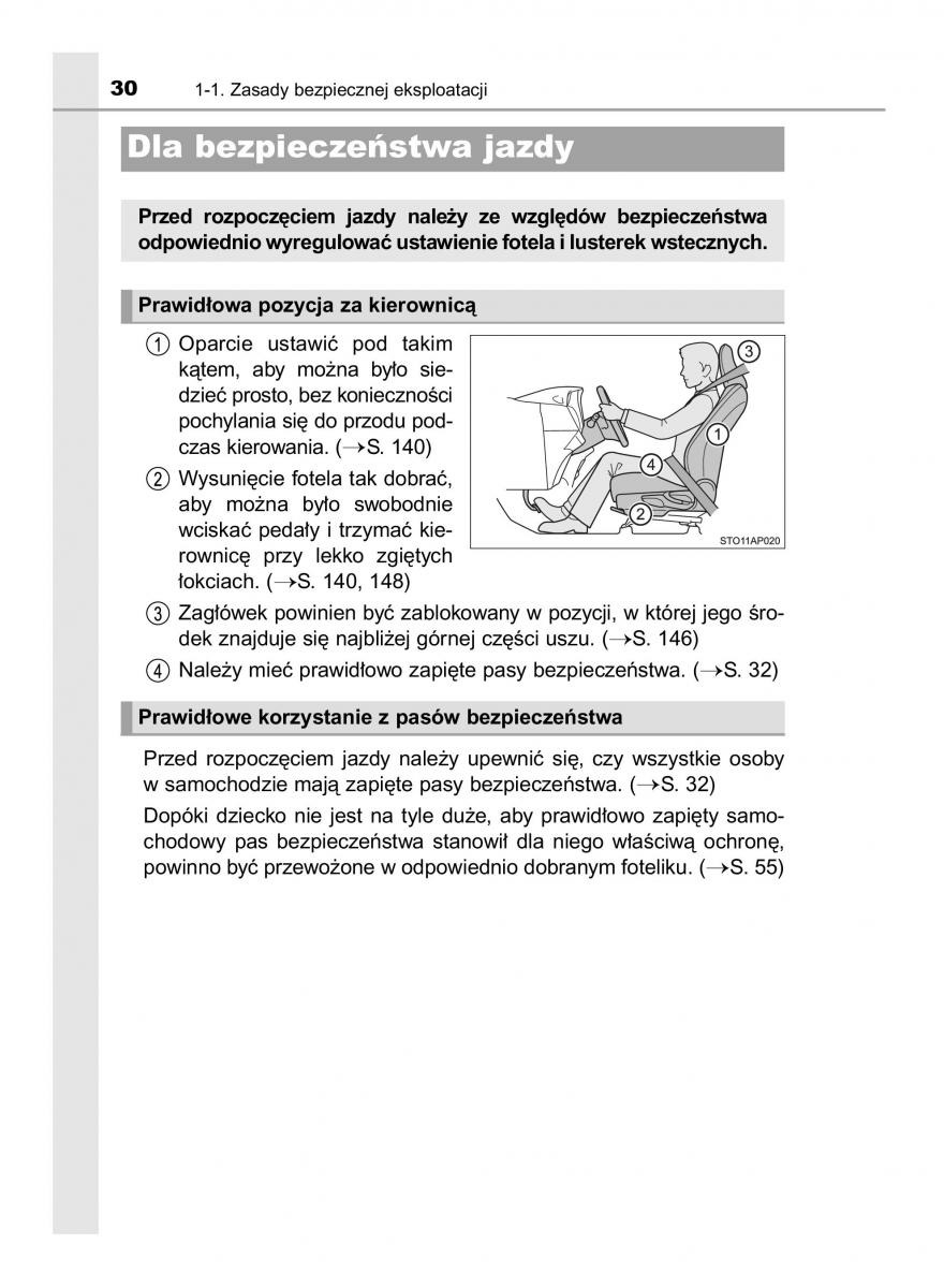 Toyota Yaris III 3 owners manual instrukcja obslugi / page 30