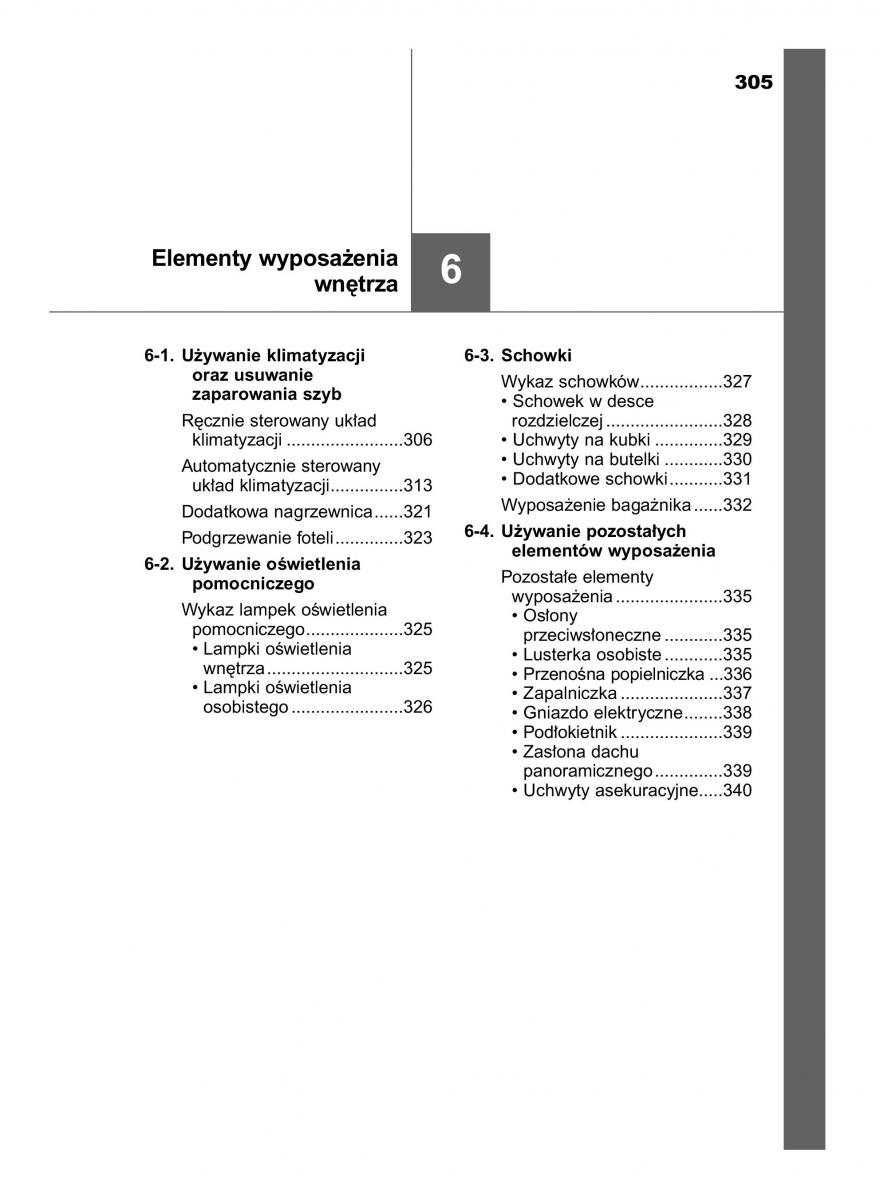 Toyota Yaris III 3 owners manual instrukcja obslugi / page 305