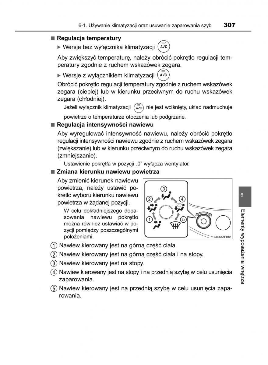 Toyota Yaris III 3 owners manual instrukcja obslugi / page 307