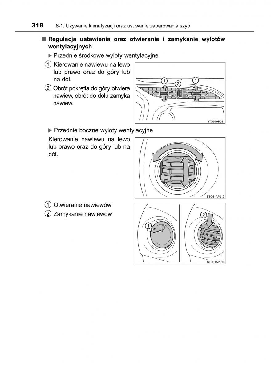 Toyota Yaris III 3 owners manual instrukcja obslugi / page 318