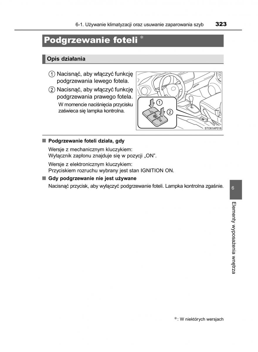 Toyota Yaris III 3 owners manual instrukcja obslugi / page 323