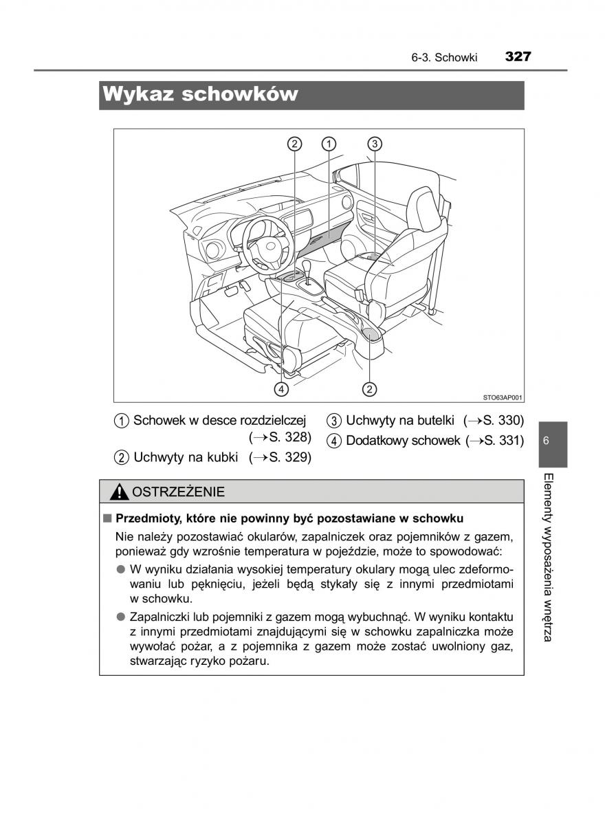 Toyota Yaris III 3 owners manual instrukcja obslugi / page 327