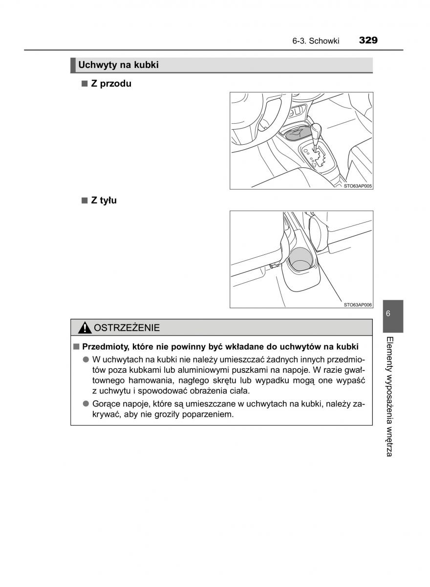 Toyota Yaris III 3 owners manual instrukcja obslugi / page 329