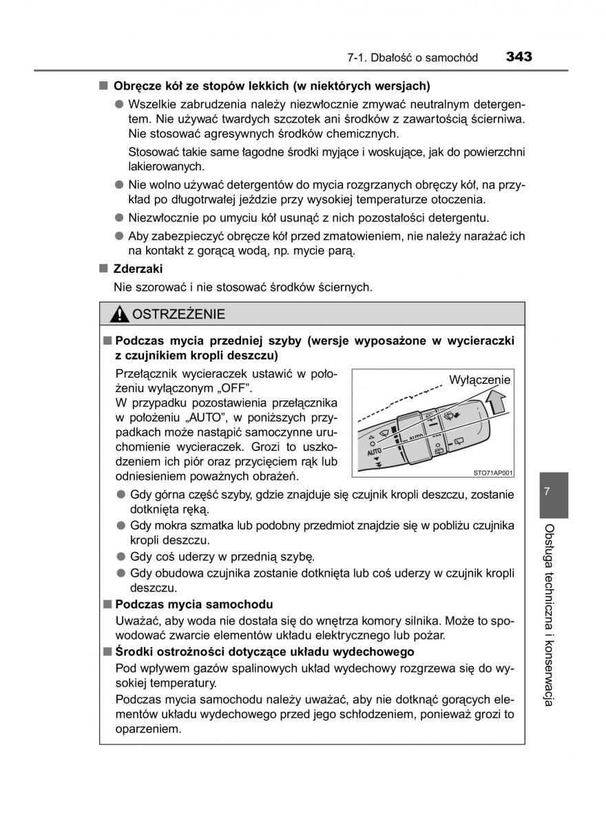 Toyota Yaris III 3 owners manual instrukcja obslugi / page 343