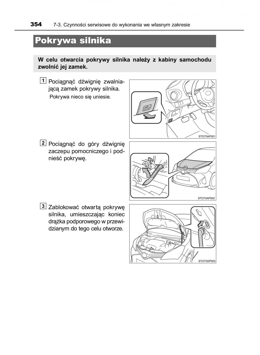 Toyota Yaris III 3 owners manual instrukcja obslugi / page 354