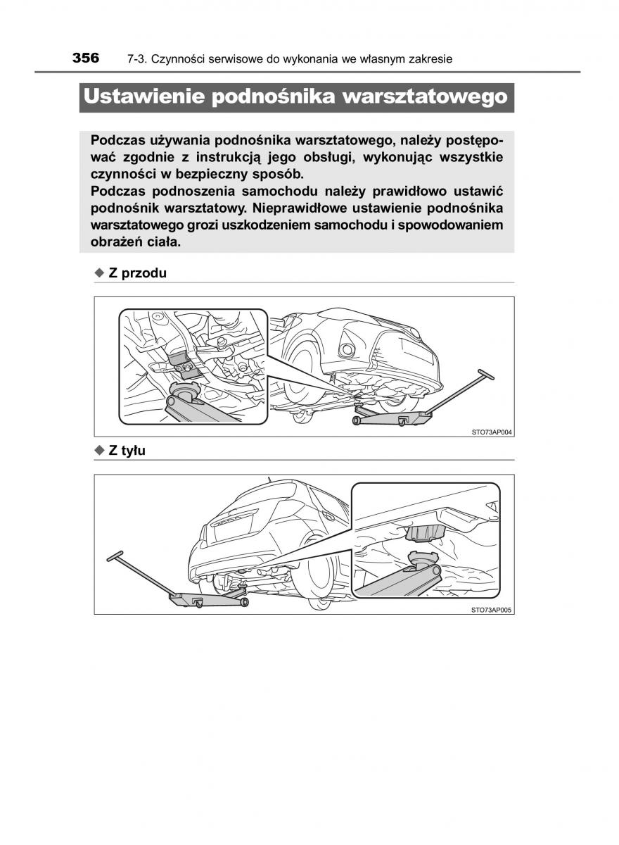 Toyota Yaris III 3 owners manual instrukcja obslugi / page 356