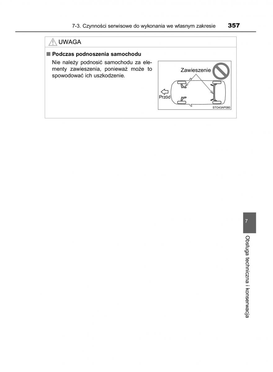 Toyota Yaris III 3 owners manual instrukcja obslugi / page 357