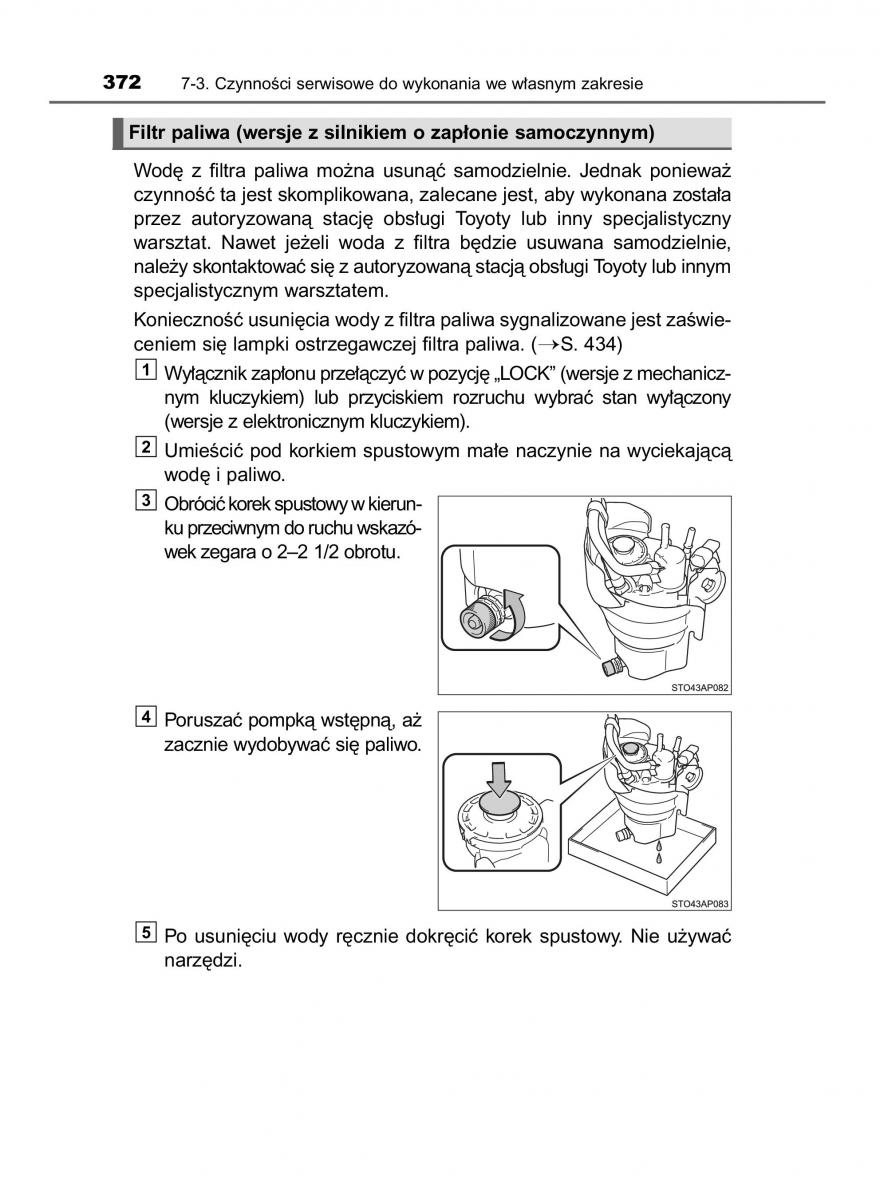 Toyota Yaris III 3 owners manual instrukcja obslugi / page 372