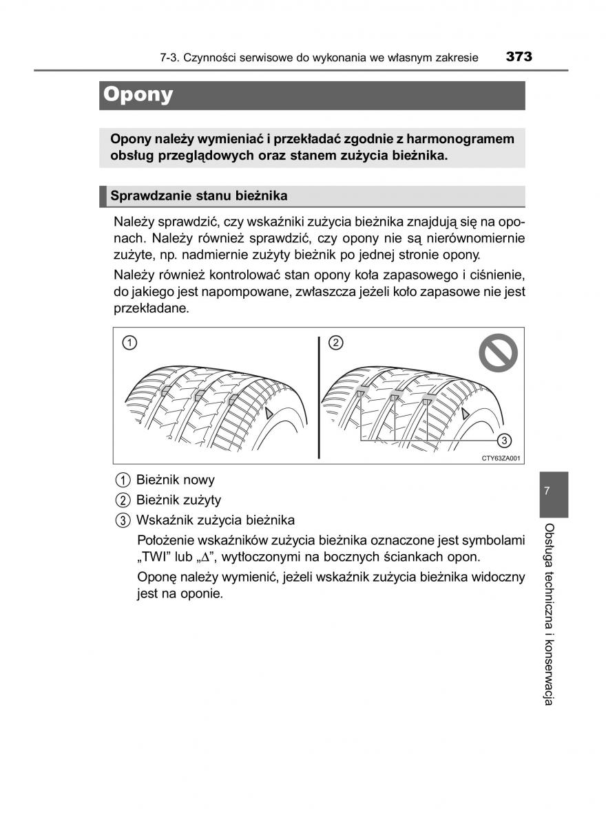 Toyota Yaris III 3 owners manual instrukcja obslugi / page 373