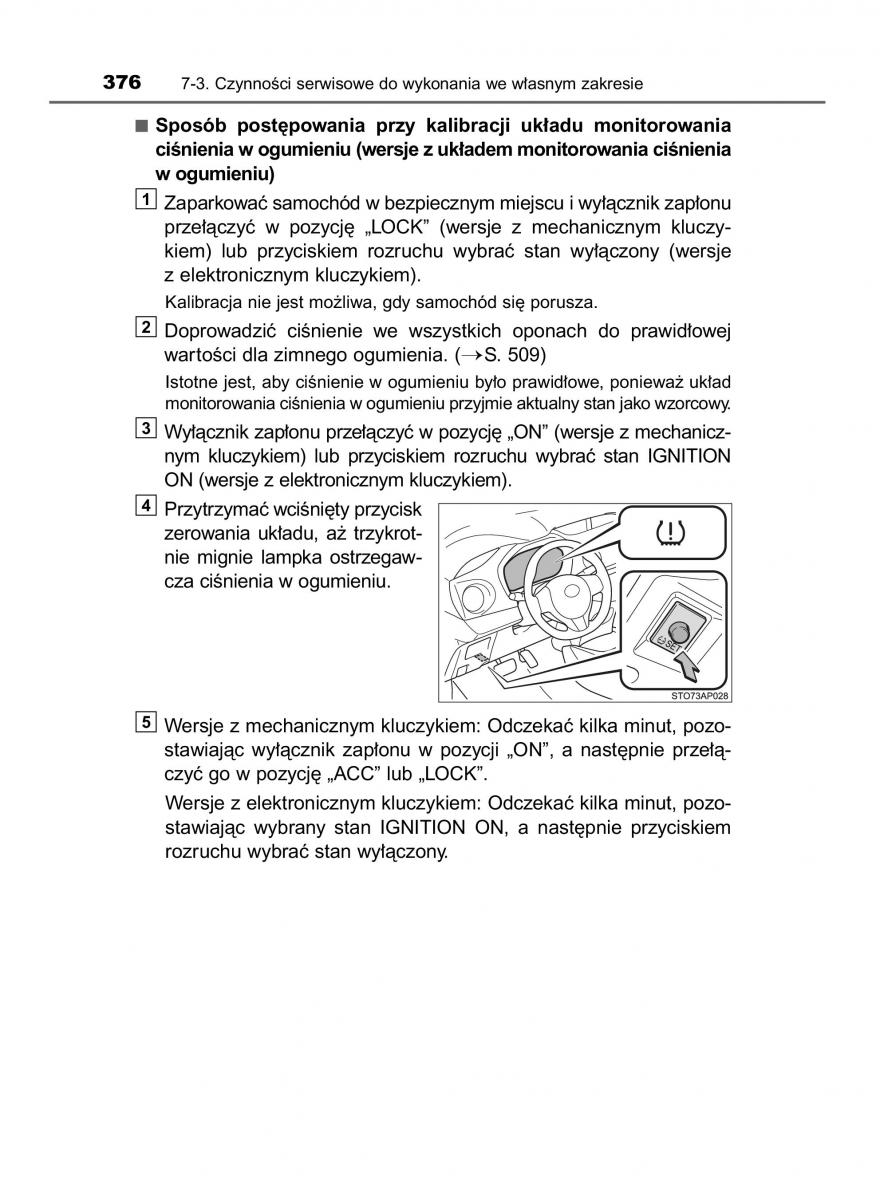 Toyota Yaris III 3 owners manual instrukcja obslugi / page 376