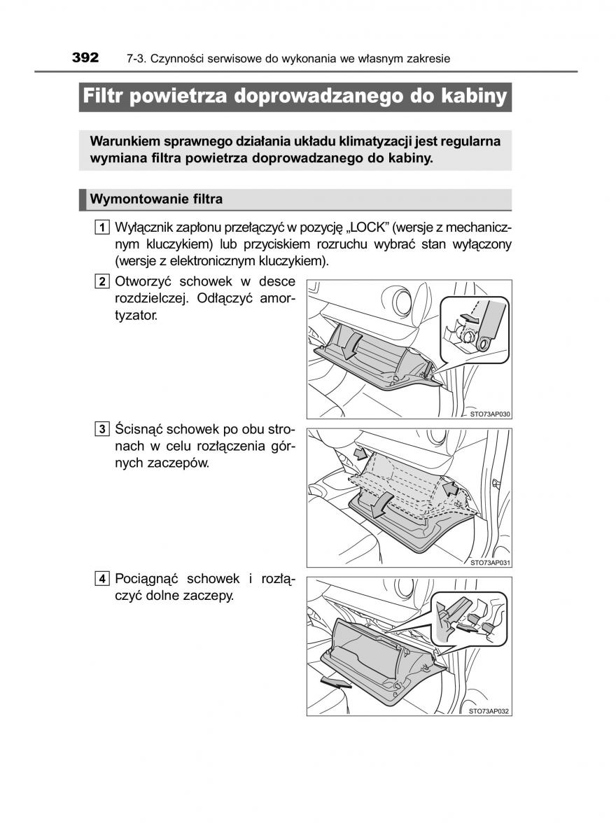 Toyota Yaris III 3 owners manual instrukcja obslugi / page 392