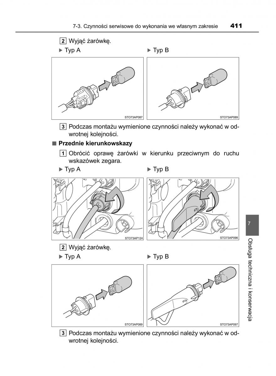 Toyota Yaris III 3 owners manual instrukcja obslugi / page 411