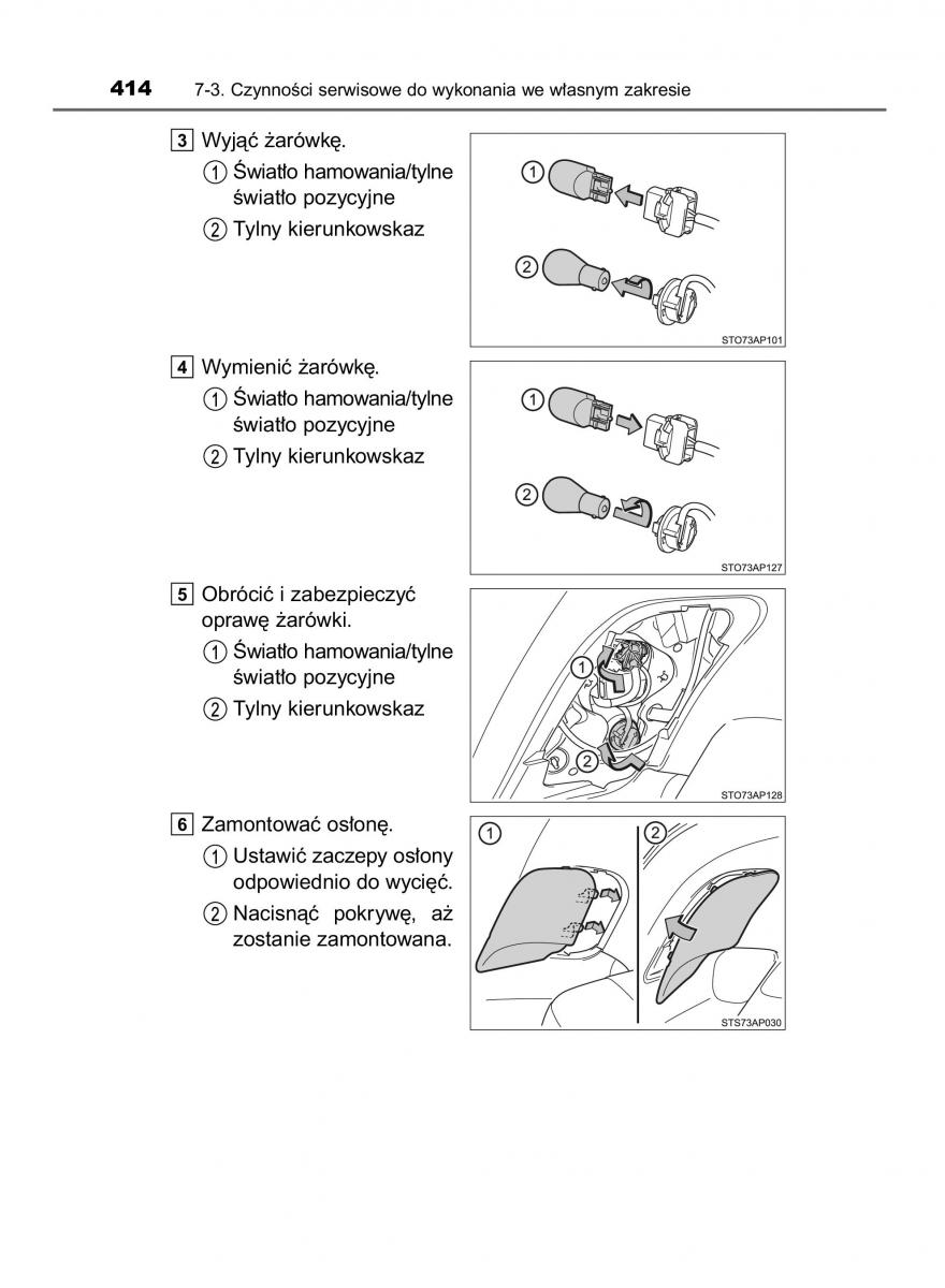 Toyota Yaris III 3 owners manual instrukcja obslugi / page 414