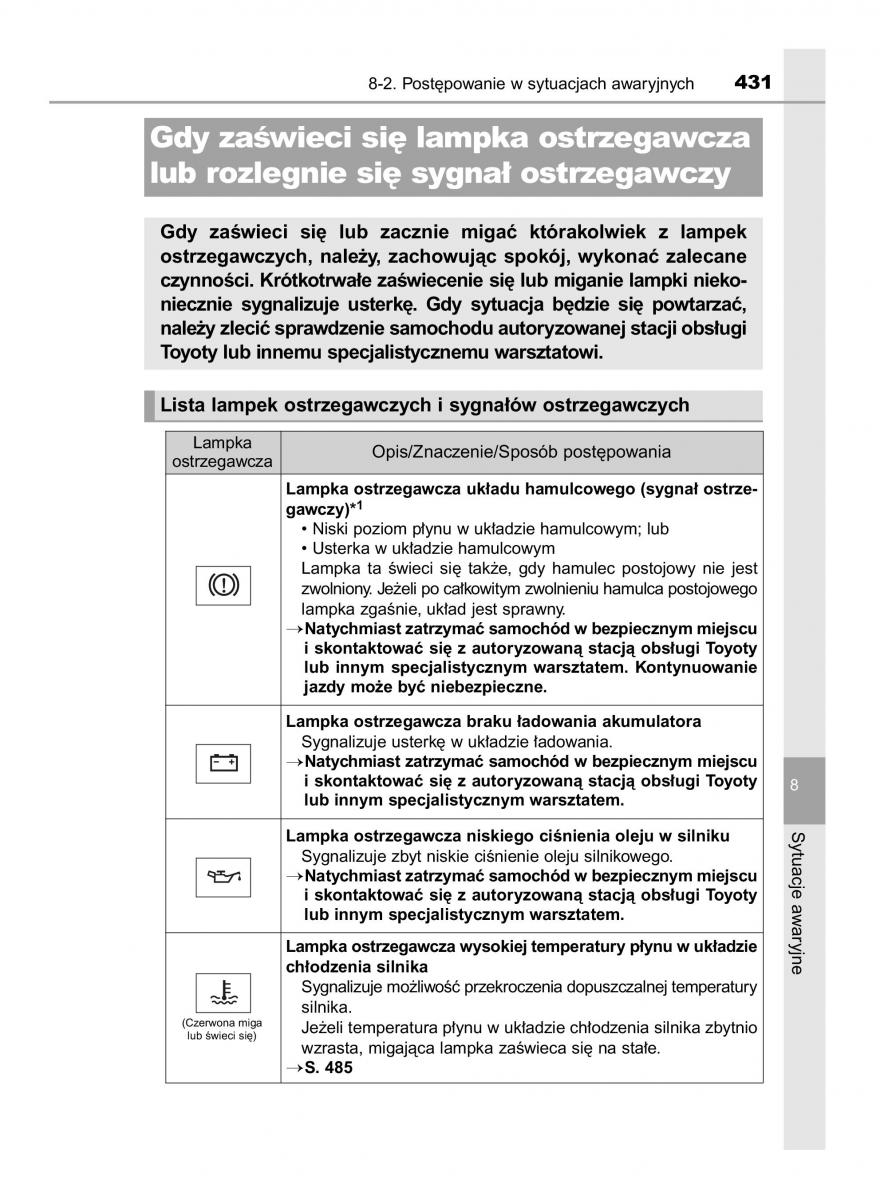 Toyota Yaris III 3 owners manual instrukcja obslugi / page 431