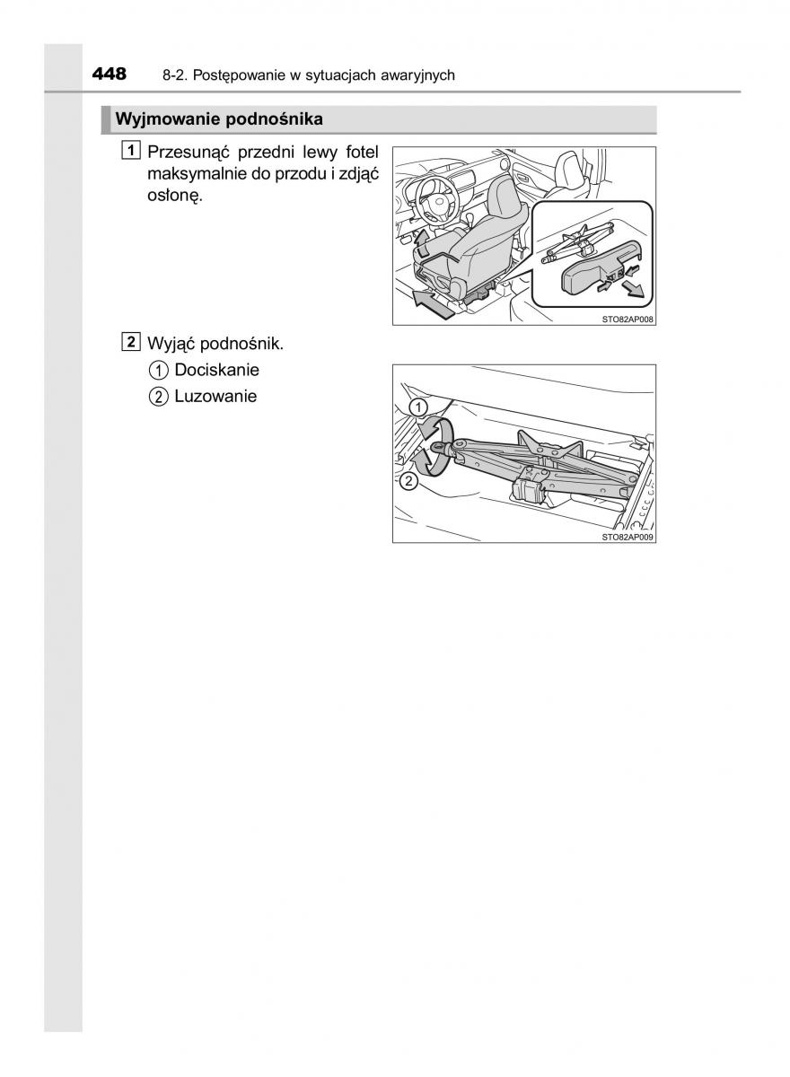 Toyota Yaris III 3 owners manual instrukcja obslugi / page 448